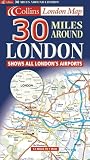 30 Miles Around London (Road Map)