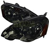 02-04 Acura Rsx Headlights Smoke by Instyleparts