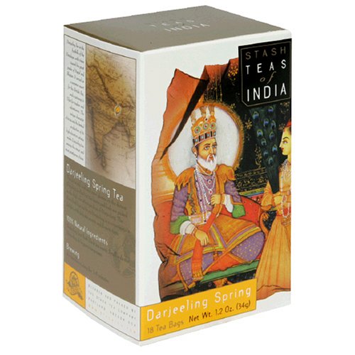 Stash Premium Darjeeling Spring Tea, Tea Bags, 18-Count Boxes (Pack of 6) by Stash