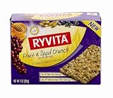 Ryvita Fruit And Seed Crunch; Crispbreads; 7 Ounce Boxes (Pack of 10)