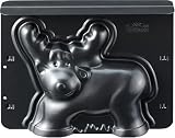 Image of RBV Birkmann 211704 Knut der Elch Motivbackform Vollform Elch Antihaftbeschichtung in Geschenkverpackung mit Rezepten