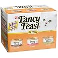 Fancy Feast Poultry & Beef Feast variety Pack,  3-Flavor Variety Pack (Beef, Chicken and Turkey & Giblets),   3 - Ounce Cans, 24 Count