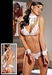 Chains of Love Open Cup Bra and Thong Set