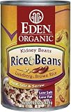 Eden Organic Rice & Beans, Kidney Beans, Lundberg Brown Rice, 15-Ounce Cans (Pack of 12)