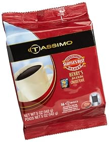 Cheapest Seattle s Best Coffee Henry s Blend 16 Count T Discs for Tassimo Coffeemakers Pack of 2  Amazon Frustration Free Packaging