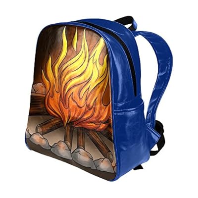 HuaT Campfire Traditions Blue Multi Pocket Backpack