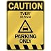  CAUTION TVER' PARKING ONLY  PARKING SIGN RUSSIA