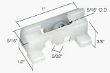 CRL Sliding Window Roller with 5/16 Steel Wheel for Olson Windows