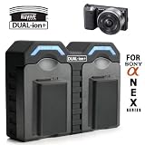 Discount on DUAL-ion+ ReVIVE Series Rapid NP-FW50 AC and DC Battery Charger for Sony Alpha NEX 7 / 5N / 5 / C3 / 3