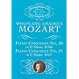 Piano Concerto No. 20, K466, and Piano Concerto No. 21, K467 (Dover Miniature Scores)