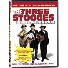 The Three Stooges: Live and Hilarious - In COLOR! Also Includes the Original Black-and-White Version which has been Beautifully Restored and Enhanced!