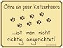 ohne ein paar Katzenhaare