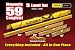 Stabila 59096 Complete 5 Magnetic Level Set with Case
