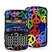 Peace Sign Design Crystal Hard Skin Case Cover for Blackberry Bold 9700 9780 Phone New By Electromaster