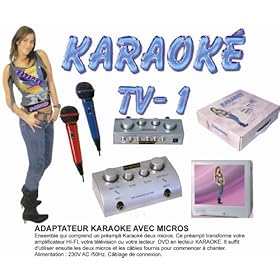 Karaoke set kit amplificatore + 2 microfoni mixer eco!!