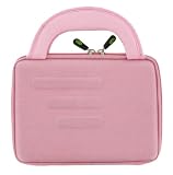 EVA Hard Shell Carrying Case for Amazon Kindle Electronic Reading Device (Kindle NOT included), Pink Hard Shell Cube w/ Strap