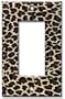 Single Rocker Switch Plate - Leopard Print
