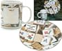 MahJong, Mah Jongg, Mah-Jong Dishes and Mugs (8 pc set)