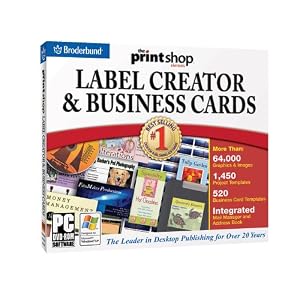 Print Shop Business Card & Label Creator (DVD)