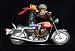 joe bar team will debwatt triumph 750 bonneville bike and figure 1.18ish scale hand painted model_s-1