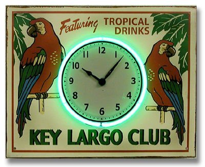 Cover image : Key Largo Club Neon Clock
