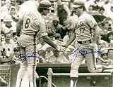 Autographed/Hand Signed Gary Carter & Keith Hernandez - New York Mets 8x10 Photo