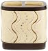 Popular Bath Diamond Stripes Beige Tooth Brush Hol