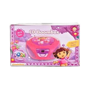 Click to buy Dora The Explorer Merchandise: Dora the Explorer CD Boom Box from Amazon!