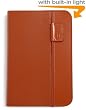 Kindle Keyboard Lighted Leather Cover, Burnt Orange