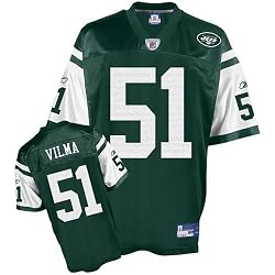 Jonathan Vilma #51 New York Jets Youth NFL Replica Player Jersey (Green)