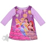Disney Princess Purple Ruffled Nightgown for Baby Girls