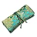 Jewelry Roll (Large) - Silk Brocade (Marine Lotus)