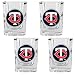 Minnesota Twins MLB 4pc Square Shot Glass Set