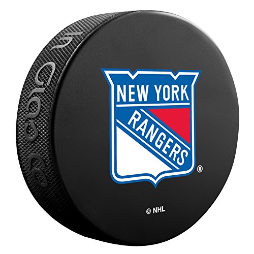 New York Rangers Basic Logo Souvenir Hockey Puck By Sher-Wood