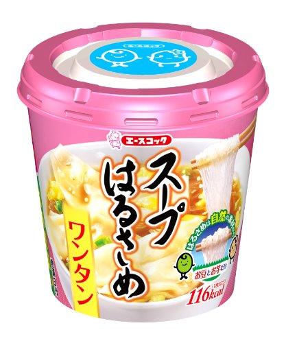 エースコック スープはるさめ ワンタン 25g×6個