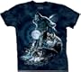The Mountain Men's Bark At The Moon Short Sleeve Tee,Dark Blue,Large
