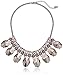 Amazon Collection Large Marquise Shaped Faceted Stone Statement Necklace, 20.5