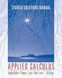 Applied Calculus, Student Solutions Manual