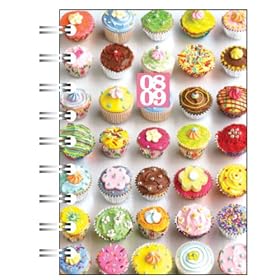 Go Stationery A6 academic diary Cup cakes