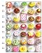 Go Stationery A5 Academic diary Cup cakes Wire-o Bound Printed polyprop covers