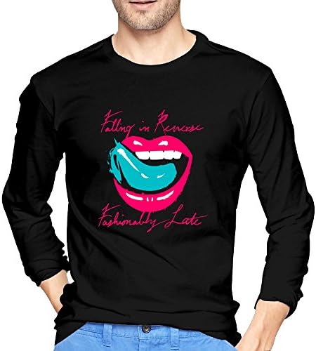 O-Neck T Shirts Retro Falling In Reverse Rock Band Logo 1