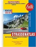 Falk Strassenatlas Deutschland/&Ouml;sterreich/Schweiz/Europa 2006/2007 (1:300 000/1:4,5 Mio.) mit Spiralbindung - 