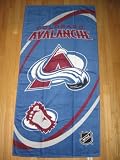 COLORADO AVALANCHE 100% Cotton Full Size 30 by 60 BEACH / BATH TOWEL