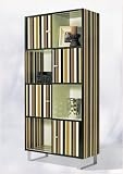 Regal Sideboard im Designer Retro Look Kommode in Schoko