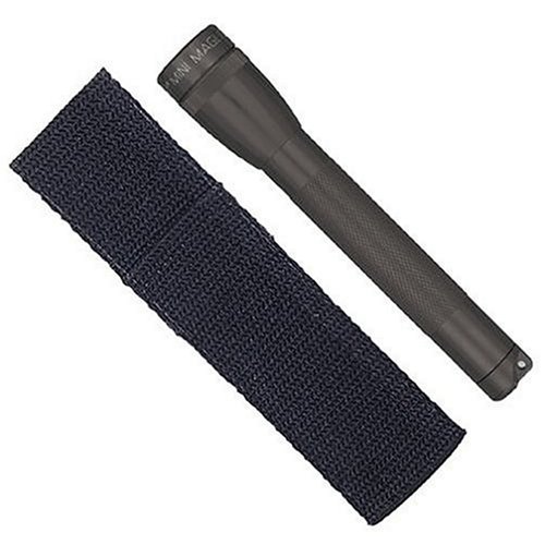 Mag-Lite M2A01H Mini Maglite schwarz inkl. 2 Mignon-Batterien und Nylonholster