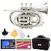 Mendini MPT-N Nickel Plated Bb Pocket Trumpet