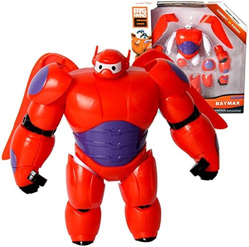 Awesome Genius Big Hero 6 11" Deluxe Flying Baymax with 4.5" Hiro Action Figures