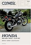 Honda 400-450Cc Twins 1978-1987: Service Repair Maintenance