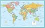World Rolled Map (M Series World Wall Maps)