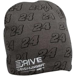 Chase Authentics Jeff Gordon Charcoal Driver Knit Beanie
